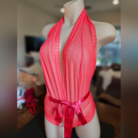 Pink Teddy size Medium to Large NWT - Picture 3 of 8